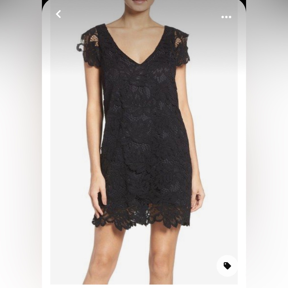 BB Dakota Jacqueline Black Lace Dress XS NWT